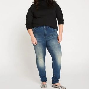 NWT Universal Standard Logan High Rise 5 Pocket Vintage Jeans size 8